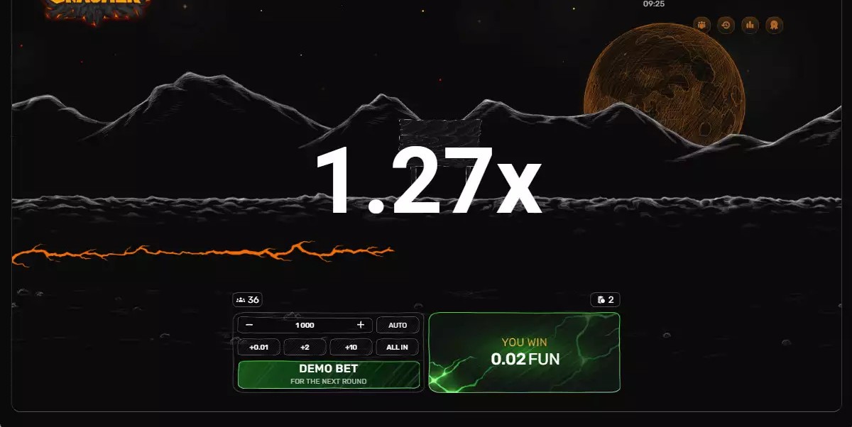 Crasher screenshot - gameplay view