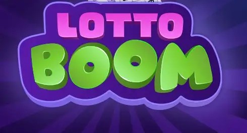 Lotto Boom logo with bingo-style ticket cards fanned out behind it