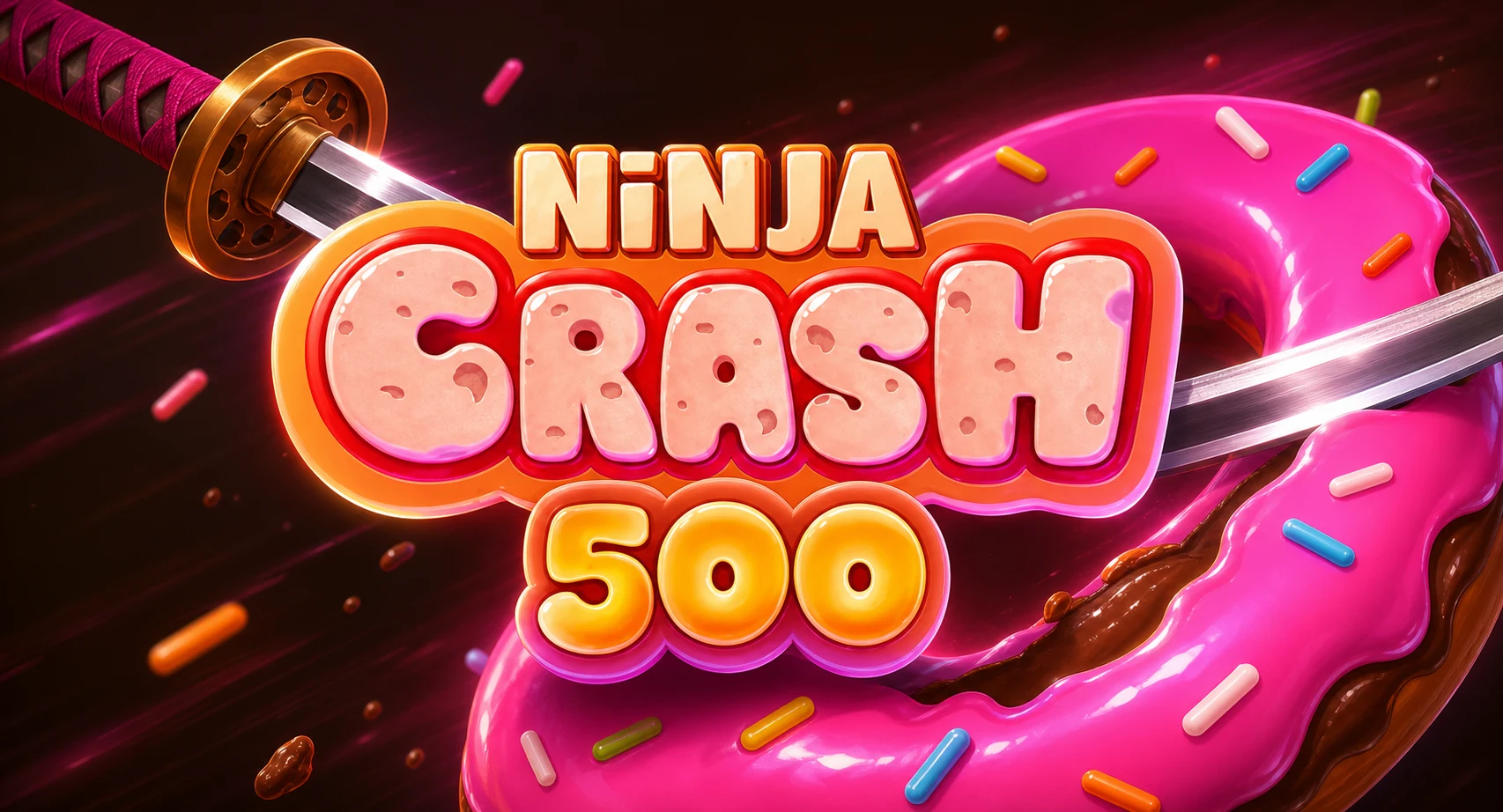 Ninja Crash 500 by Galaxsys - ninja slicing through desserts