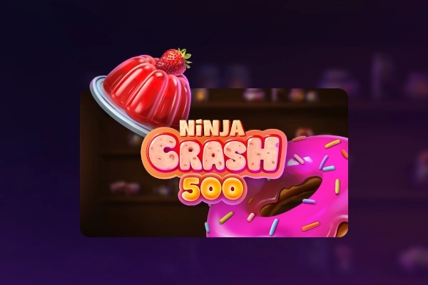 Ninja Crash 500 screenshot 3 - bank or push decision screen